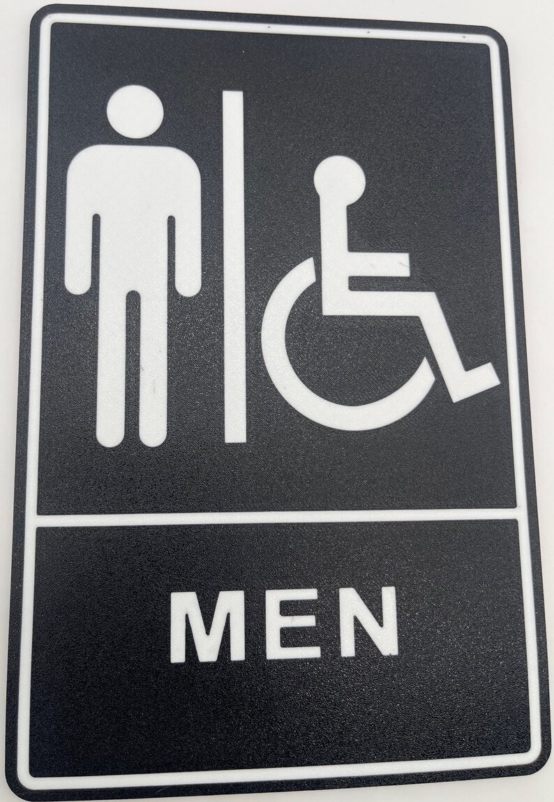 Mens Restroom Sign, Restroom Sign, Mens, Men, Restroom, Sign, Restroom Sign Mens, Bathroom ...