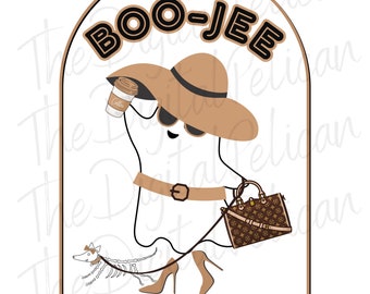 Boujee Boojee Ghost Funny Halloween Digital Download