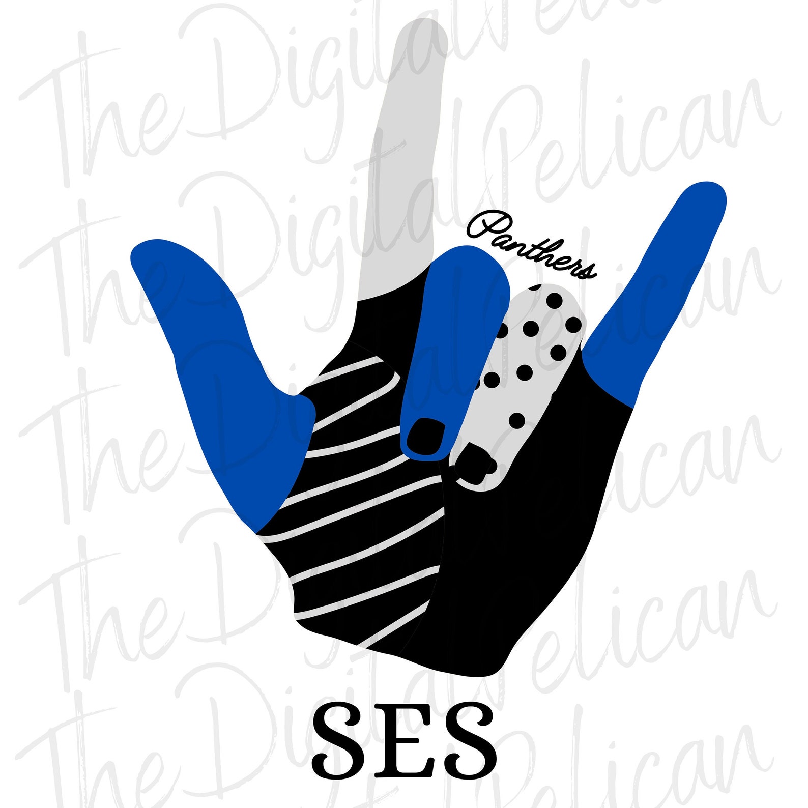 Ses Sign I Love SES, Sterlington, ASL, American Sign Language, Digital Download ...