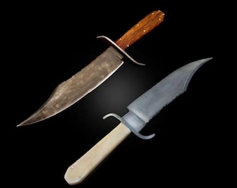 Pack Of 2 Handcrafted Juan Padillo Replica Bowie Knife with Camel Bone and Rosewood Handle, Anniversary gift, Best Gift for him