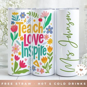 Teacher Gift, Personalized Tumbler Gift for Teacher, Teacher Tumbler Teacher Appreciation Gift, Back to School Teacher Gifts, Principal Gift