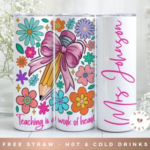 Teacher Gift, Personalized Tumbler Gift for Teacher, Teacher Tumbler Teacher Appreciation Gift, Back to School Teacher Gifts, Principal Gift