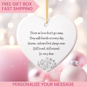 Sympathy, Sympathy gift, bereavement, bereavement gift, Family Loss, Memorial gift, Those we love don&#39;t go away, Loss gift, memorial quote.