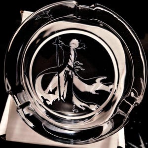 Anime Glass Ichigo Designed Ashtray