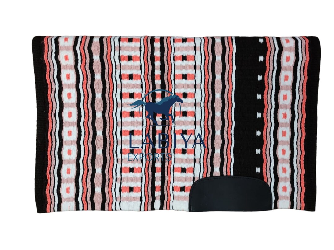 Western Show Pad Saddle Blanket New Zealand Wool Vardaman Etsy