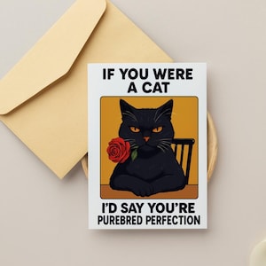 Geburtstagskarte für Katzen, Lustige Geburtstagskarte, Katzenliebhaber Karte, Haustiere Humor Karte, Karte für Freund, Lustiges Zitat, Digitale Karte