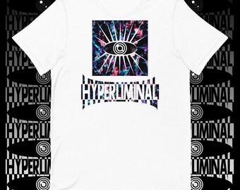 Camisa con ojos florales hiperliminales
