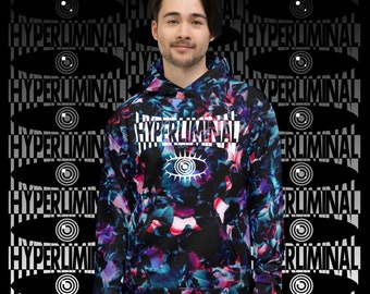 Sudadera con capucha floral hiperliminal