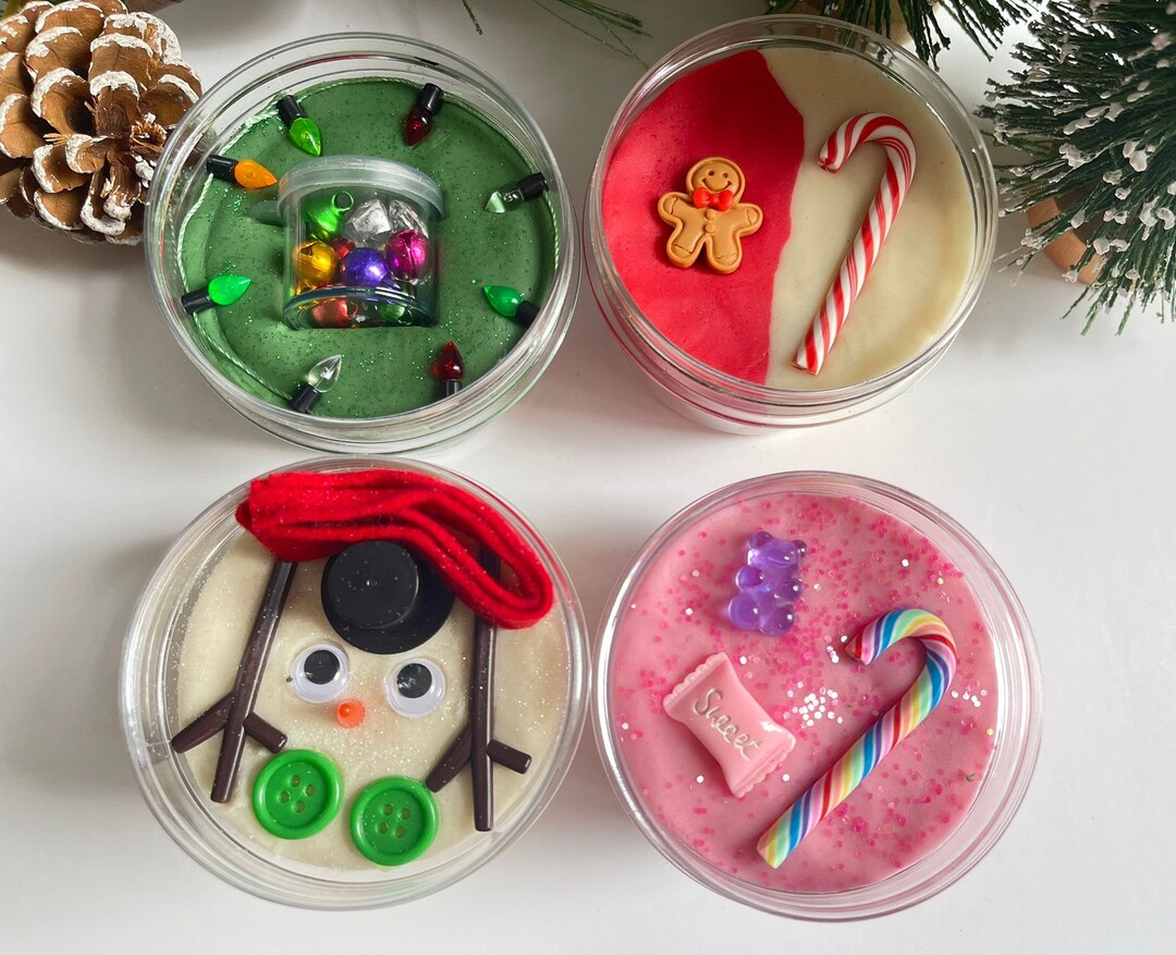 Playdough Christmas Kits Christmas Craft Play Dough Christmas Jars