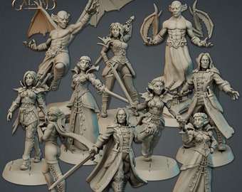 Paquete Vampiro B - 5 modelos - en 8k - por Galaad