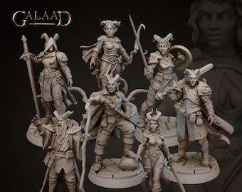 7 Model Pack - Tiefling Warband - in 12k - von Galaad
