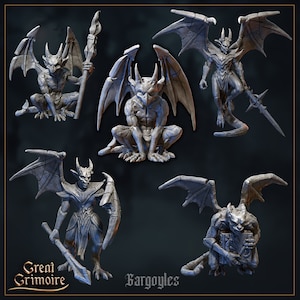 5 Model Pack - Gargoyles - in 8k - von Great Grimoire