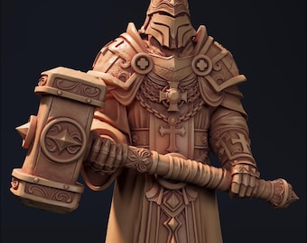 Grand Inquisitor Gardir - in 12k - By HardWitch Games miniature
