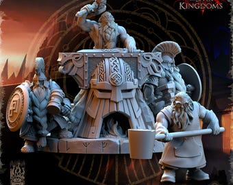 Reinos Enanos Thunder Forge - en escala 1/2k - por The Beholder Miniatures