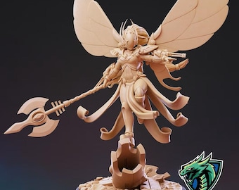 Galaxy Elves - Female Vengeful Wasp Hero - 12k Resolution PSMinis