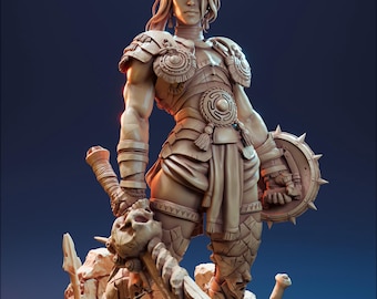 Avenging Goddess - in 12k - By HardWitch Games miniature