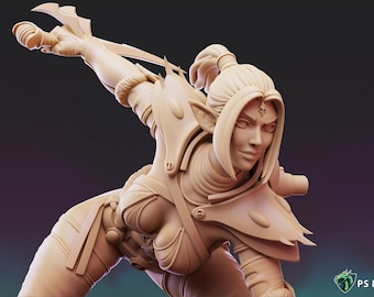 Dark Space Elves - Witches - 8 Different Poses  - 12k Resolution