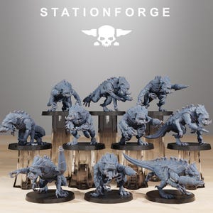 Xenarid Infantry - in 12k - by Station Forge