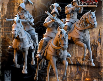 Neverdusk Empire Armoured Knights - in 12k- by behoIder miniatures
