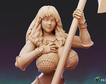 Bikini Warriors XL versions - 32mm Scale-  12k Resolution