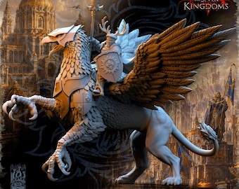 Neverdusk Empire War Gryphon - in 12k - by behoIder miniatures