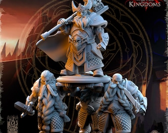 Throngrim, King of the Mountain Heart - in 12k- by behoIder miniatures