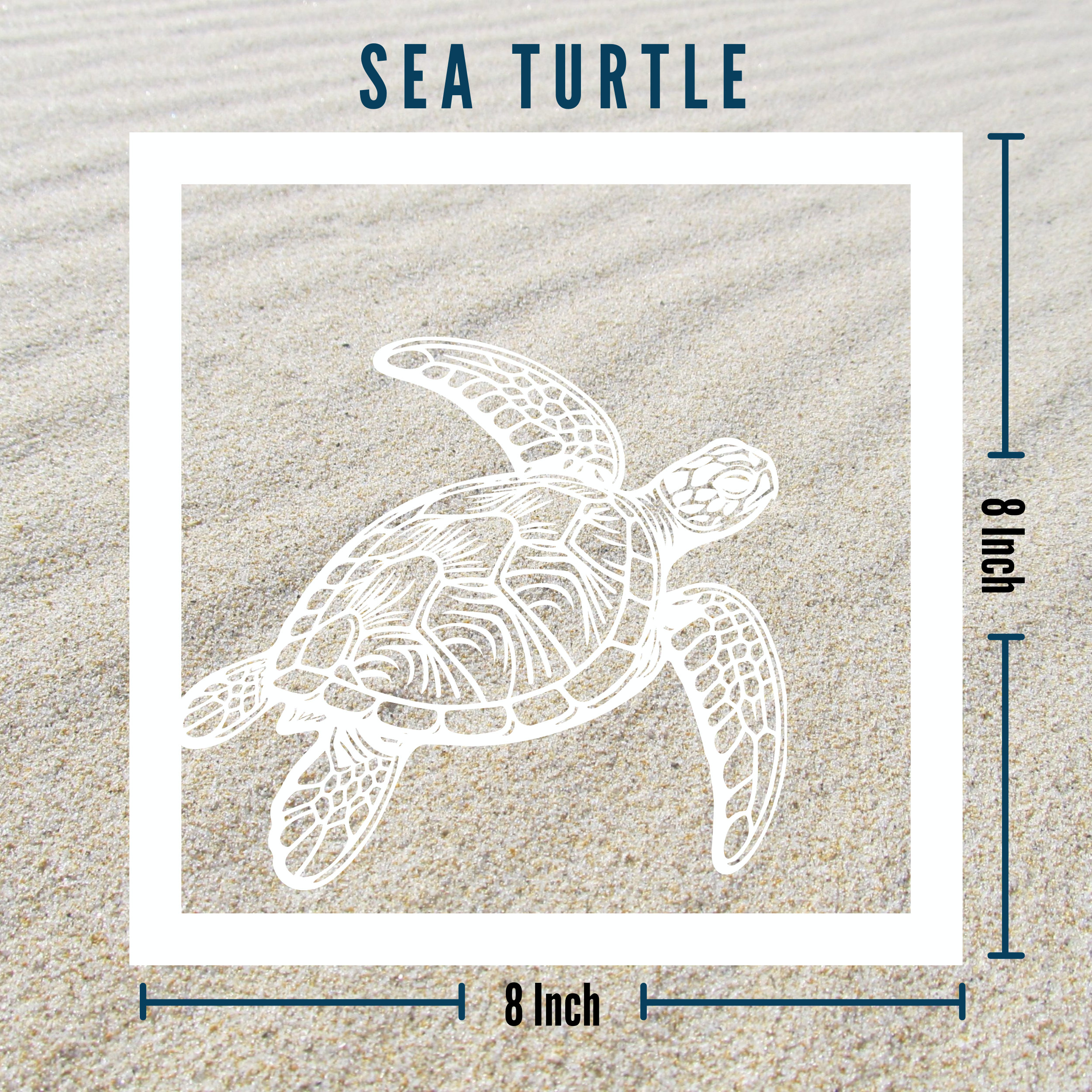3d Sea Turtle Shadow Box Svg 3d Turtle Shadow Box Svg Cardstock Svg ...