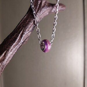 Small, Pandora style Memorial Bead - Pet Cremation Ashes