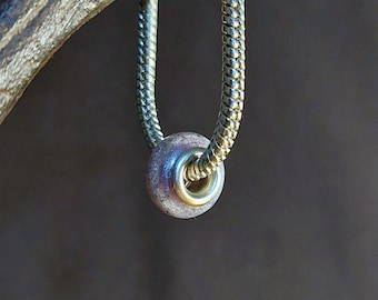 Small, Pandora style Memorial Bead - Pet Cremation Ashes