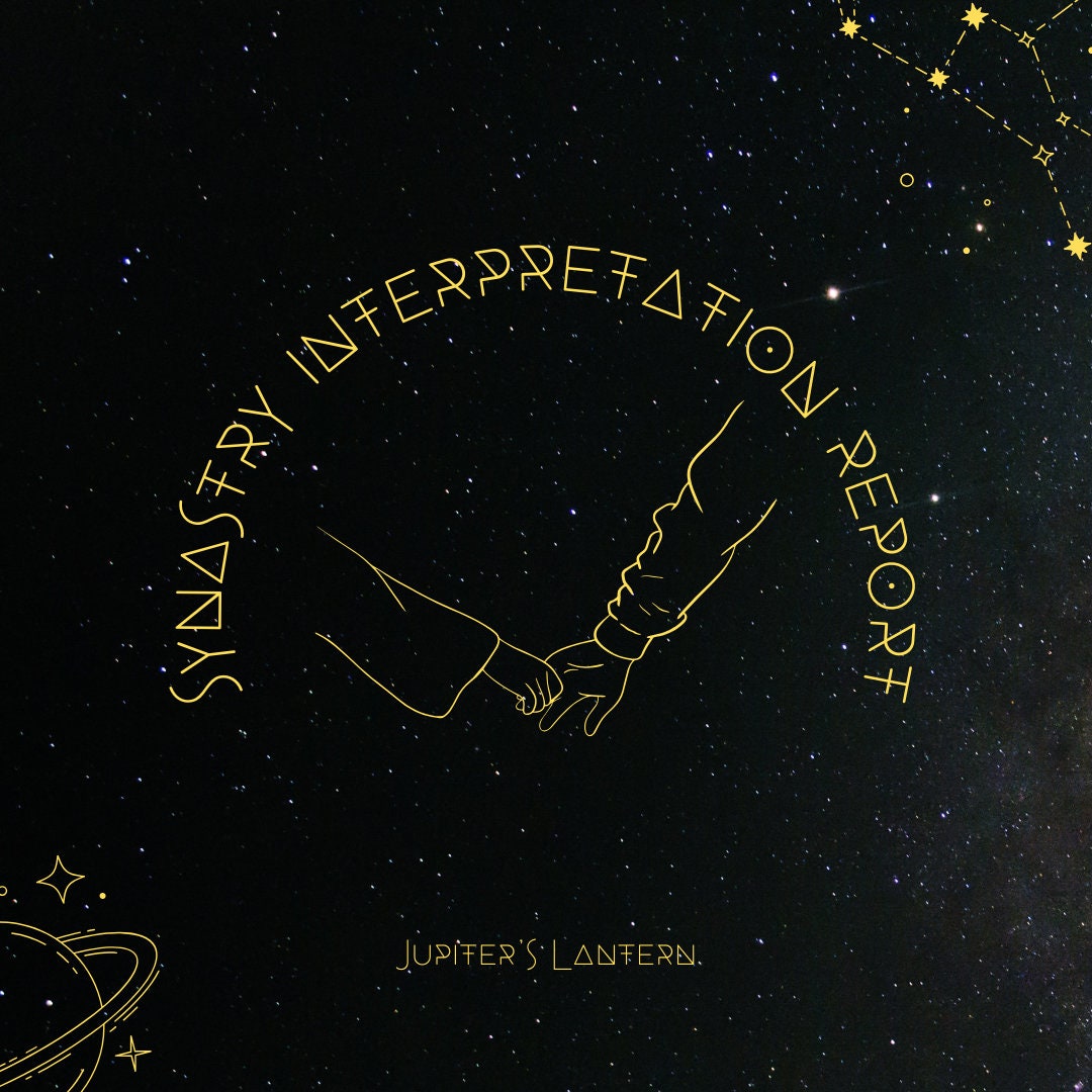 Synastry Chart Interpretation Reading Etsy