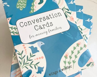 10 sets Moving Family Conversation Cards Moving Kids International Move