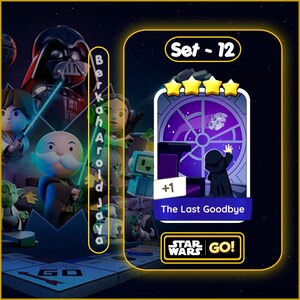 The Last Goodbye - Monopoly_ Go_Stickers 4 estrellas (Set 12) Álbum de Star-Wars - ¡enviado ahora mismo!