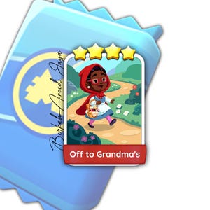 Juego de pegatinas Monopoly_Go n.° 19, 4 estrellas - Álbum Ever After