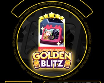 Pegatinas Galactic Bond Golden Blitz de Monopoly_Go: pegatinas de 5 estrellas - Evento del 22 de junio