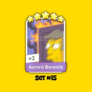 Set Nr. 15 „Aurora Borealis“ Monopoly_Go 5-Sterne-Sticker – Neues Album Bild 1