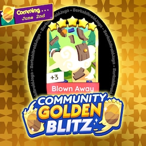 Evento Golden Blitz "Blown Away" Set #24 Monopoly_Go Pegatina de 5 estrellas - 2 de junio