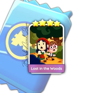 Lost in the Woods Set #20 Monopoly_Go Sticker 4 Stars - Ever After Album