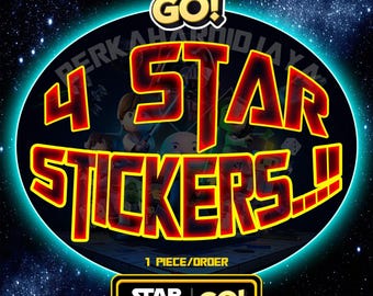 Monopoly_Go 4 star Stickers - Star Wars Album 1 piece / order