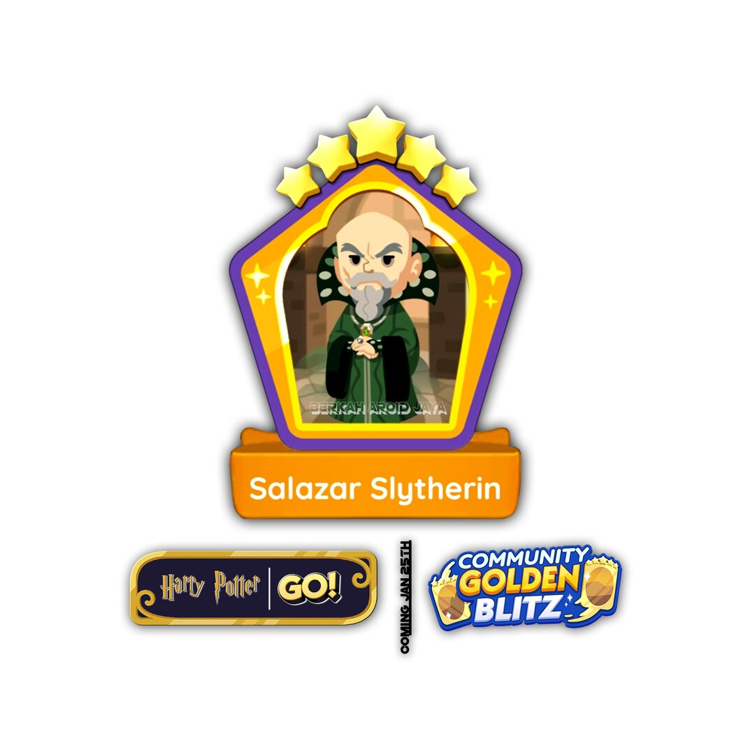 Salazar Slytherin Sticker 5 Stars - Monopoly_go Stickers Golden Blitz ...