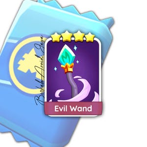 Evil Wand Set #13 Monopoly_Go Sticker 4 Stars - Ever After Album