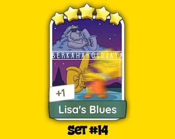 Set Nr. 14 „Lisas Blues“ Monopoly_Go 5-Sterne-Sticker – Neues Album