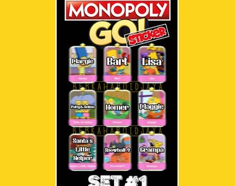 Monopoly_Go 1 Star Sticker Set #1 - New Album - 1 Piece/Order