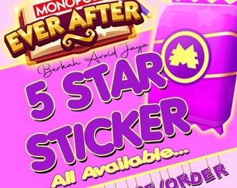 Monopoly_Go Sticker 5 Sterne - Ever After Album 1 Stück/Auftrag