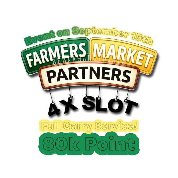 4x Slot FARMERS MARKET PARTNERS | Monopoly_Go Event on Sept. 15th