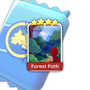 Forest Path Set #19 Monopoly_Go Sticker 4 stars - Ever After Album