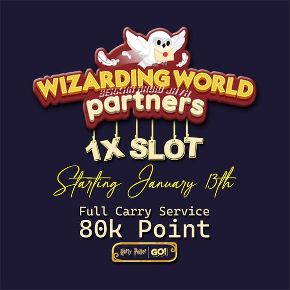 Wizarding World Partners MONOPOLY_GO (1 SLOT) Event on Jan. 13th - Full Carry Service