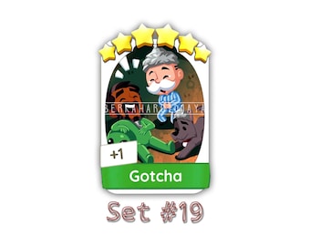 GOTCHA Sticker (Set-19) Monopoly_Go 6 Star Stickers
