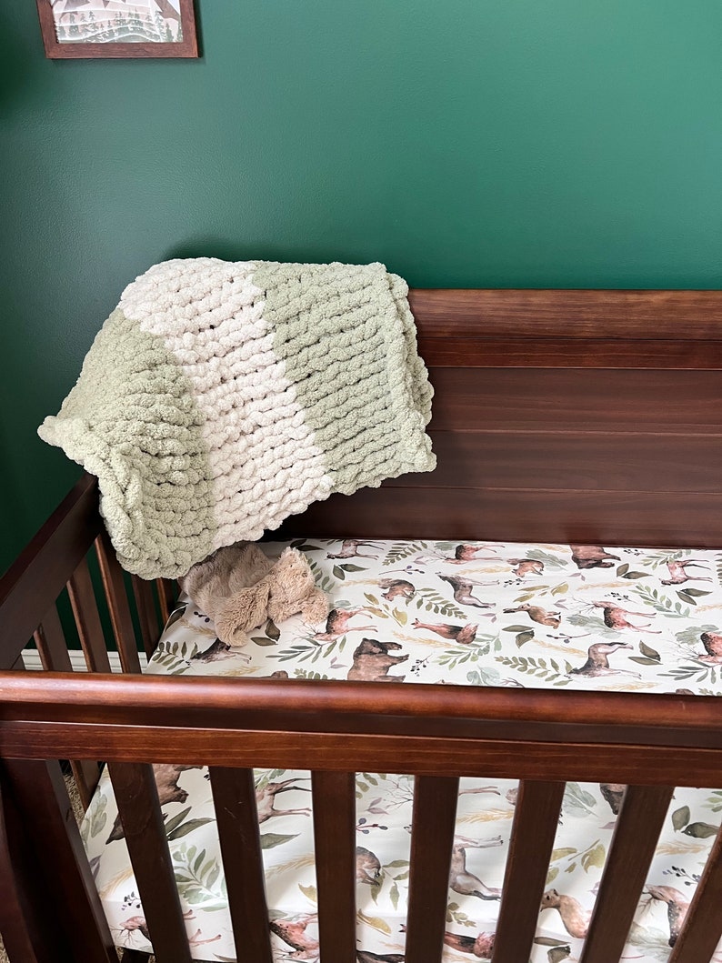 Chunky Knit Baby Blanket Etsy