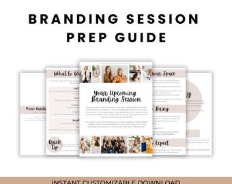 Editable Branding Photography Client Success Guide | Canva Template | Client Prep Packet | Photography Welcome Guide | Photography Template