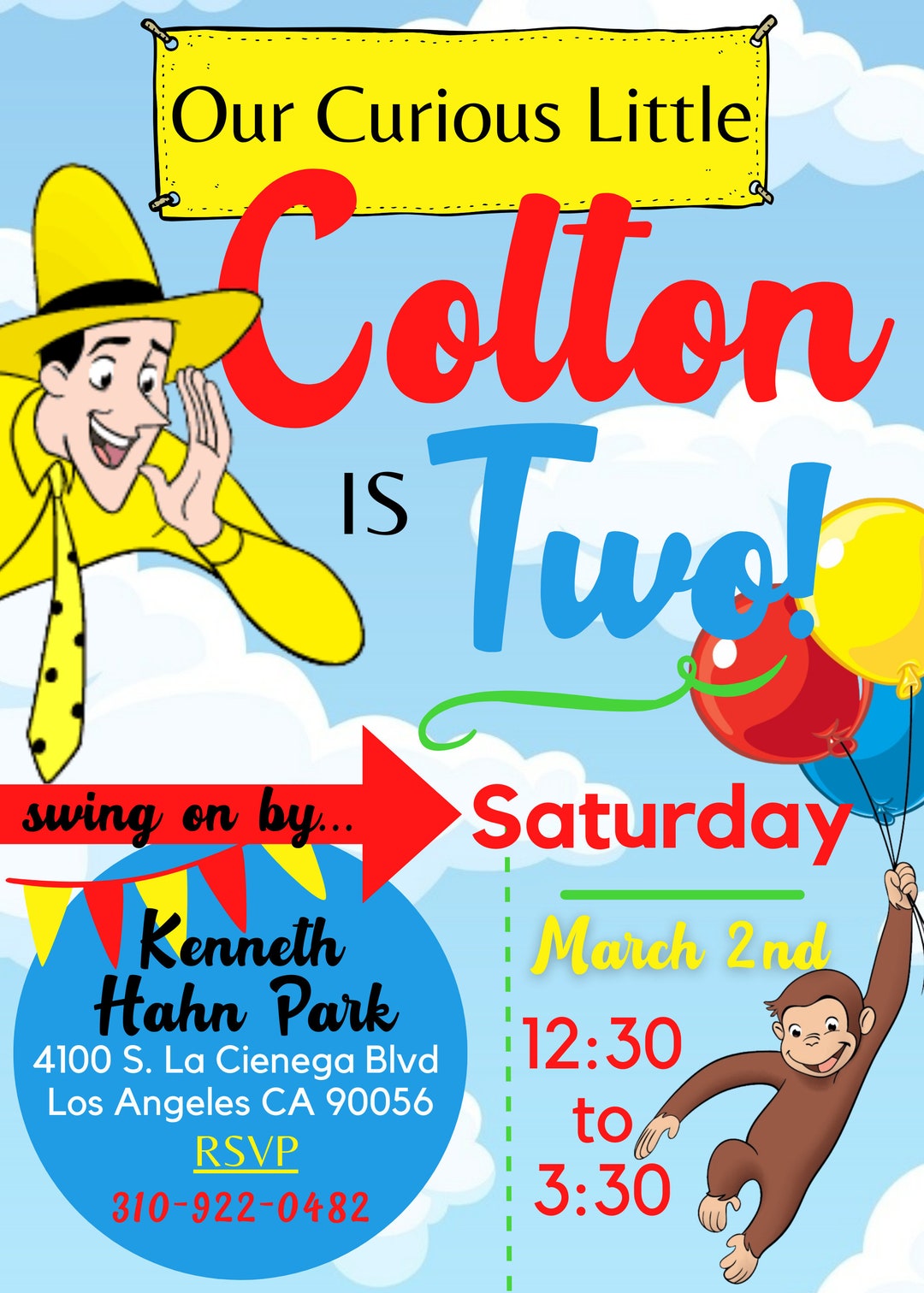 Curious Party Invitation Etsy